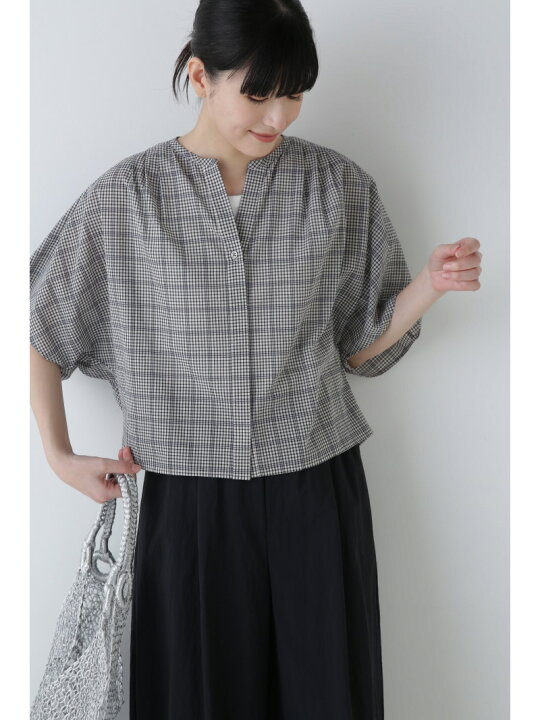 楽天市場】【SALE／50%OFF】◇シアードビーチェックブラウス human 