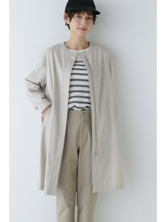 楽天市場】【SALE／50%OFF】◇ノーカラースプリングコート human woman 