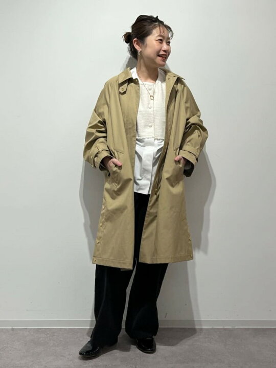 楽天市場】【SALE／50%OFF】コットンボンディングステンカラーコート  