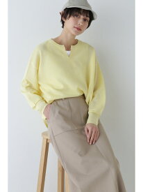 【SALE／55%OFF】◆キーネックメランジニット human woman ヒューマン ウーマン トップス ニット ホワイト グレー イエロー【RBA_E】【送料無料】[Rakuten Fashion]