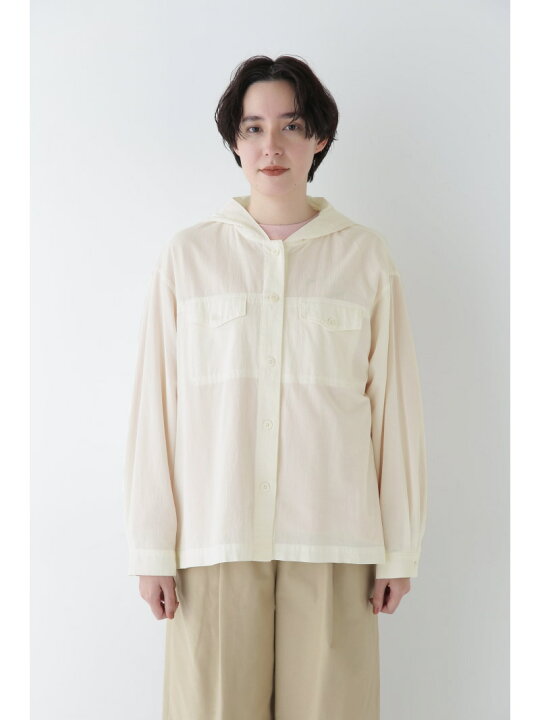 楽天市場】【SALE／60%OFF】◇製品染めフーディーブラウス human woman 