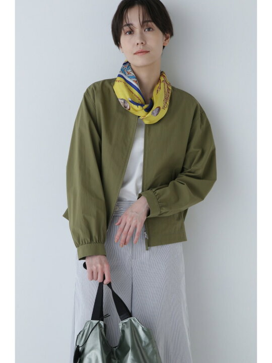 楽天市場】【SALE／50%OFF】◇ノーカラーショートブルゾン human woman 