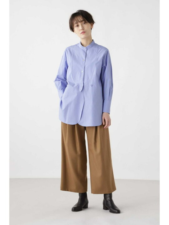 楽天市場】【SALE／60%OFF】[WEB限定] CHEVAL plus バンドカラーシャツ 
