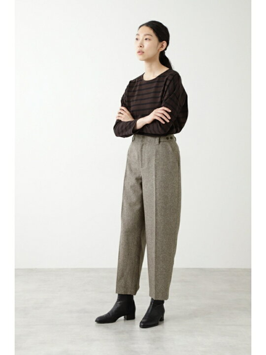楽天市場】【SALE／68%OFF】◇撚り杢ツィードパンツ human woman 