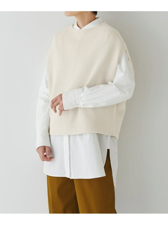楽天市場】【SALE／30%OFF】◇ニットベスト human woman ヒューマン 