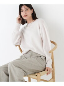 【SALE／37%OFF】◆ウールファーニットプルオーバー human woman ヒューマン ウーマン トップス ニット グレー ベージュ【RBA_E】【送料無料】[Rakuten Fashion]