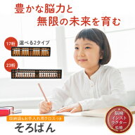 【月間優良ショップ受賞】【収納袋/お手入れクロス付属】17桁 / 23桁 選択可能 そろばん ワンタッチ 初心…