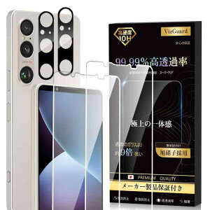 SONY Xperia 1 VI p KXtB(2) JtB(2) یtB {Ɏq̗p dx10HKX wh~  ߗ GNXyA1 VI p YtB + یtB 4