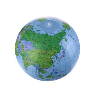 CCINEE ビーチボール地球儀 知力育て&お洒落なグッズ 英語併記付きの地球風船/バルーン 地球儀 グローブボール 空気入れ 撮影/誕生日/パーティ/水泳