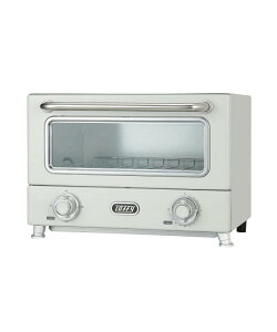 【Toffy/トフィー】 遠赤ヒーターオーブントースター K-TS3 (アッシュホワイト) 遠赤外線ヒーター 3段階温度調節 タイマー付き コンパクト レトロ かわいい おしゃれ K-TS3-AW