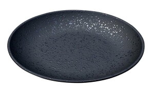 三義漆器店 Made in Japan 会津塗り ラウンドプレート黒天目 5780320