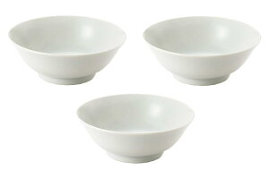 ヤマ吾陶器 ラーメン鉢 らーめん鉢 どんぶり 丼 器 食器 セット 白 シンプル ホワイト 1000ml 白磁ラーメン丼(3個組)