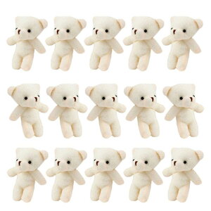 CALLARON テディベアキット ぬいぐるみ ミニテディベア 4インチ 小さな熊人形 12個 DIY卒業 テディベアブーケ 誕生日 ウェディング お花 ぬいぐるみブーケ