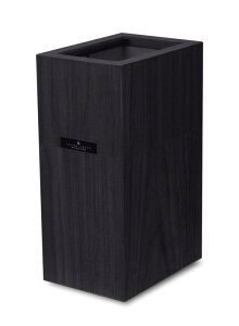 TATSU-CRAFT(タツクラフト) Bosk バスク ダストボックス カバー付き S 1.8L BK ブラック ゴミ箱 分別 おしゃれ ふた付き キッチン ペール ふたつき フタ付きゴミ箱 屑入れ 塵箱 蓋付き 御洒落 国