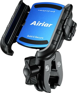Airiar(アイリア) 自転車 スマホホルダー 携帯ホルダー スマホ スタンド 自転車用スマホホルダー ロードバイク クロスバイク バイク クイックパワーグリップ AR-M8SP