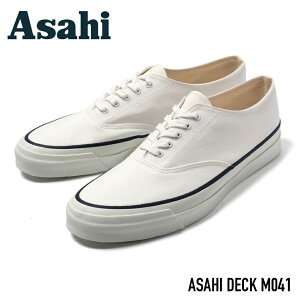 ASAHI SHOES (�A�T�q�V���[�Y) M041 DECK �f�b�L�V���[�Y KF20651 WHITE