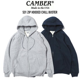 CAMBER (キャンバー) 531 ZIP HOODED CHILL BUSTER ジップパーカー 14オンス 厚手 サーマルライナー USA製