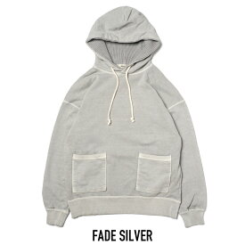 JACKMAN (ジャックマン) JM7357 FADED SWEAT PARKA スウェットパーカー ピグメント加工 日本製