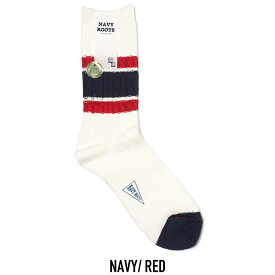 NAVY ROOTS (ネイビールーツ) NR-SC23-02-3 CABLE BORDER SOCKS ケーブルボーダーソックス 靴下