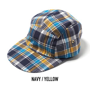 TRAD MARKS (�g���b�h�}�[�N�X) BASIC JET CAP MADRAS CHECK �}�h���X�`�F�b�N �x�[�V�b�N�W�F�b�g�L���b�v �X�q