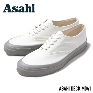 ASAHI SHOES (ATqV[Y) M041 DECK fbLV[Y KF20654 WHITE / GREY