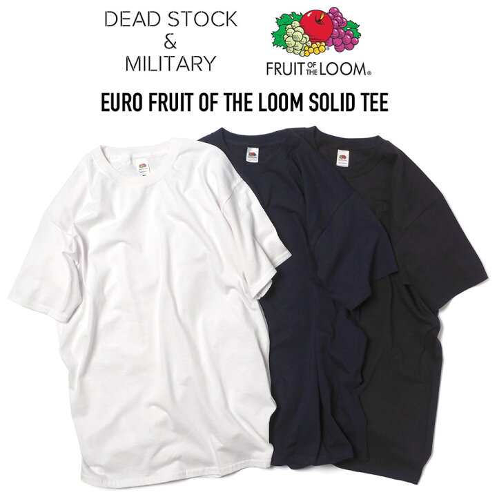 楽天市場】FRUIT OF THE LOOM (フルーツオブザルーム) EURO SOLID TEE 