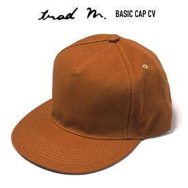 TRAD MARKS (トラッドマークス) BASIC CAP CV キャンバスキャップ BROWN