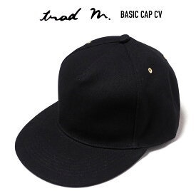 TRAD MARKS (トラッドマークス) BASIC CAP CV キャンバスキャップ BLACK