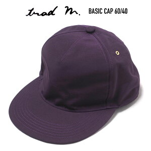 TRAD MARKS (�g���b�h�}�[�N�X) BASIC CAP 60/40 �x�[�X�{�[���L���b�v PURPLE