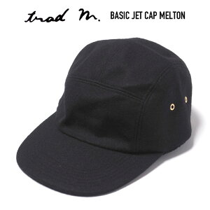 TRAD MARKS (�g���b�h�}�[�N�X) BASIC JET CAP MELTON �����g���E�[�� �x�[�V�b�N�W�F�b�g�L���b�v �X�q NAVY