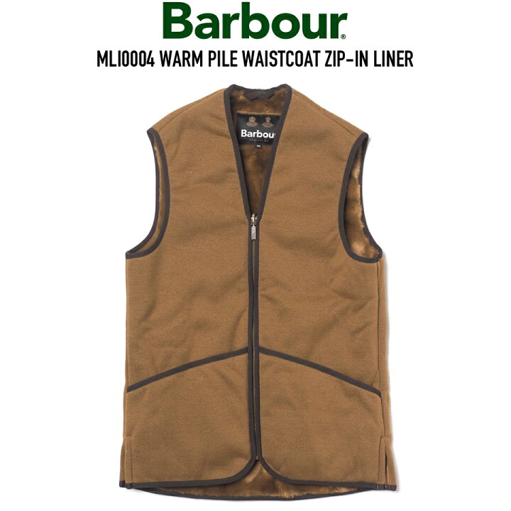 バブアー Barbour Barbour ライナー MLI0004 WARM PILE WAISTCOAT ZIP 