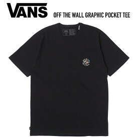 VANS (ヴァンズ) OFF THE WALL GRAPHIC POCKET TEE ポケットTシャツ BLACK
