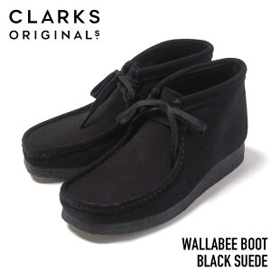 Clarks ORIGINALS (N[NX) WALLABEE BOOT r[u[c XEF[h BLACK SUEDE