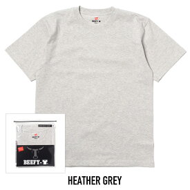 HANES (ヘインズ) H5180 BEEFY TEE ビーフィークルーネックTシャツ 6.1オンス 厚手