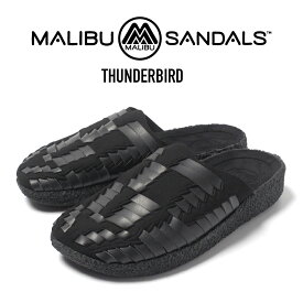 MALIBU SANDALS (マリブサンダル) MS22 THUNDERBIRD サンダーバード ミュール BLACK/BLACK/BLACK