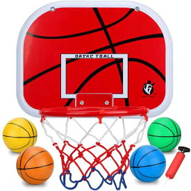 ミニ屋内バスケットボールフープ 子供用 小さな屋内バスケットボールフープ ドア用 メタルリムゴール 壁掛けボード スポーツ トレーニングゲーム 大人用 オフィス ホーム