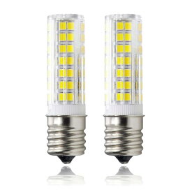 LED 電球 E17口金, 口金直径17mm 6W 110V 可調光 LED E17電球, 55W-60Wハロゲンランプ相当…(4個入り)
