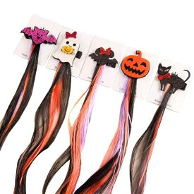 MinniLove ハロウィン仮装 髪飾り ヘアピン かぼちゃ おばけ コウモリ 魔女帽子 スカル 猫 ハロウィンデザイン