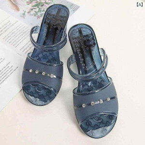 レディース トングサンダル ビーチサンダル スポーツサンダル ヨガ ピラティス ランニング プレゼント な 女性用 ゼリー サンダル 夏の アウターウェア 厚手 ヒール ビーチ 海辺 滑り止め シ