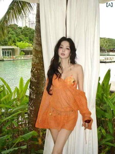 水着 レディース 体型カバー スプリット プリント 水着 フェミニンな メッシュ ブラウス 女性用 スリーピース 水着 背中が 開いた スリム ビーチウェア