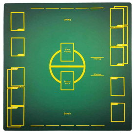 OTOlife プレイマット 全面縫製仕様 ラバープレイマット 滑り止め 収納袋付き カードゲーム 60×60cm