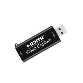 YFFSFDC HDMI キャプチャーボード USB HDMI ゲームキャプチャー USB 2.0 1080p30Hz ゲーム実況生配信、画面共有、Iodata、録画、ライブ会議に適用 UVCに適用 フルHDキャプチャーカード switch、Xbox One、OBS S