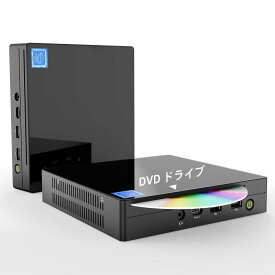Dobios ミニPC Windows11 Pro MS Office 2019 12GB DDR4 インテル Celeron N5095 最大2.9GHz Mini pc 4K@60Hz HDMI+VGA LANポート 高速5G Wi-Fi Biuetooth 省電力 ミニパソコン DVDドライブ内蔵
