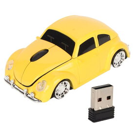 車用マウス、1600DPI 2.4GHzワイヤレスゲーミングマウススポーツカー型マウス、USBレシーバー付き、オートスリープモード、LEDライトコードレスコンピュータマウス、ラップトップデスクトッ