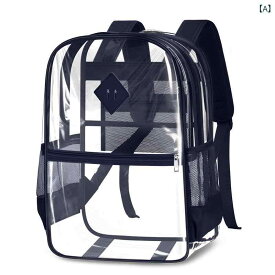 リュック レディース 軽量 大容量 防水 通勤 通学 クロスボーダー ソフト pvc 透明 ランドセル大容量 シンプル 防水 ゼリー バック パック カジュアル 全 透明 学生 カバン