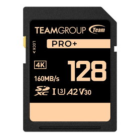Team SDXCカード UHS-I U3 V30 4k動画対応 読込み160MB/s PRO+シリーズ 日本国内10年正規
