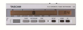 TASCAM(タスカム) TC-8 クロマチックチューナー/メトロノーム 8種類の音律に対応 電子 楽器初心者 小型 弦楽器 管楽器 ギター ベース ウクレレ ヴァイオリン ボーカル練習