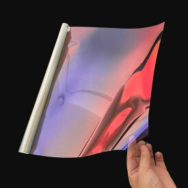 カーカメレオンフィルム 赤紫色 車検通過 サイドガラス用フィルム カーオーロラフィルム プライバシー保護 断熱 UVカット 日よけウインドフィルム