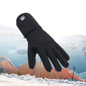Heated Liner Gloves ヒートグローブ 電熱グローブ ライナーグローブ USB充電 アウトドア バイク サイクルグローブ 防寒