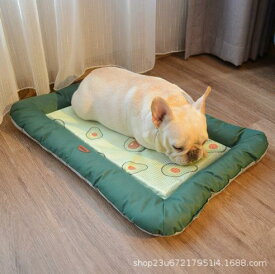 ペットベッド 犬猫用 春夏 接触冷感 通気性 涼爽 クッション マット 室内用 休憩 軽量 吸湿速乾 伸縮性